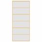 Preview: Schiebetür Golden 90x205 cm Matt ESG-Glas und Aluminium
