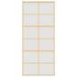 Preview: Schiebetür Golden 90x205 cm Matt ESG-Glas und Aluminium