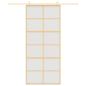 Preview: Schiebetür Golden 90x205 cm Matt ESG-Glas und Aluminium