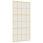 Preview: Schiebetür Golden 102,5x205 cm Matt ESG-Glas und Aluminium