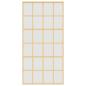 Preview: Schiebetür Golden 102,5x205 cm Matt ESG-Glas und Aluminium