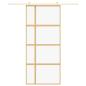 Preview: Schiebetür Golden 90x205 cm ESG-Klarglas und Aluminium