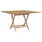 Preview: Garten Essgruppe Braun Massivholz Teak