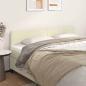 Preview: ARDEBO.de - Kopfteile Creme 160x5x78/88 cm Kunstleder