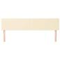Preview: Kopfteile Creme 160x5x78/88 cm Kunstleder
