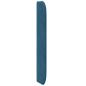 Preview: Kopfteil Ohr Blau 80 x 16 x 4 cm Samt