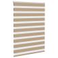 Preview: Doppelrollo Sandbraun 115x150 cm Stoffbreite 110,9 cm Polyester