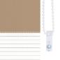 Preview: Doppelrollo Sandbraun 150x150 cm Stoffbreite 145,9 cm Polyester