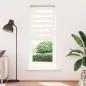 Preview: Doppelrollo Marmorbeige 90x230 cm Stoffbreite 85,9 cm Polyester