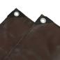 Preview: Plane 650g / m² Braun 1,5 x 10 m Canvas mit PVC-Beschichtung