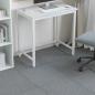 Preview: Teppichfliese Hellgrau mit Streifen 50 x 50 cm 36 stk.