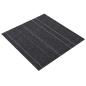 Preview: Teppichfliese Dunkelgrau mit Streifen 50 x 50 cm 36 stk.