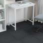 Preview: Teppichfliese Mittelgrau mit Streifen 50 x 50 cm 36 stk.