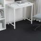 Preview: Teppichfliese Dunkelgrau 50 x 50 cm 36 stk. PP und Bitumen