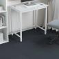 Preview: Teppichfliese Blaugrau 50 x 50 cm 36 stk. PP und Bitumen