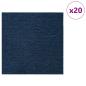 Preview: Teppichfliese Blau 50 x 50 cm 20 stk. PP und Bitumen