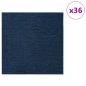 Preview: Teppichfliese Blau 50 x 50 cm 36 stk. PP und Bitumen