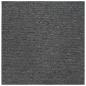 Preview: Teppichfliese Mittelgrau 50 x 50 cm 4 stk. PP und Bitumen