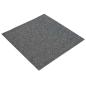 Preview: Teppichfliese Mittelgrau 50 x 50 cm 20 stk. PP und Bitumen