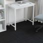 Preview: Teppichfliese Gestreift Hellgrau 50 x 50 cm 36 stk.
