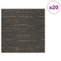 Preview: Teppichfliese Gestreift Hellbraun 50 x 50 cm 20 stk.