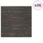 Preview: Teppichfliese Gestreift Hellbraun 50 x 50 cm 36 stk.