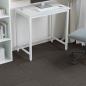 Preview: Teppichfliese Gestreift Dunkelbraun 50 x 50 cm 36 stk.
