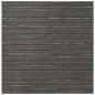 Preview: Teppichfliese Gestreift Dunkelbraun 50 x 50 cm 36 stk.