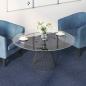 Preview: ARDEBO.de - Teppichfliese Gestreift Blau 50 x 50 cm 36 stk. PP und Bitumen