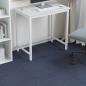 Preview: Teppichfliese Gestreift Blau 50 x 50 cm 36 stk. PP und Bitumen