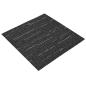 Preview: Teppichfliese Gestreift Schwarz 50 x 50 cm 36 stk.