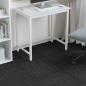 Preview: Teppichfliese Gestreift Schwarz 50 x 50 cm 36 stk.