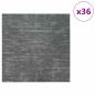 Preview: Teppichfliese Rockgrau 50 x 50 cm 36 stk. PP und Bitumen
