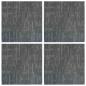 Preview: Teppichfliese Betongrau 50 x 50 cm 4 stk. PP und Bitumen