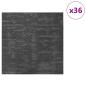 Preview: Teppichfliese Dunkelgrau 50 x 50 cm 36 stk. PP und Bitumen