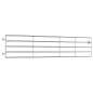 Preview: 5-Rohre-Weidetor Stahl (150-400)×90 cm Silbern
