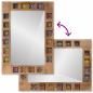 Preview: Badezimmermöbel-Set Wandmontiert 2 pcs Natur Massivholz Mango
