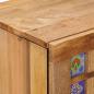 Preview: Badezimmermöbel-Set mit Schubladen 3 pcs Natur Massivholz Mango