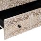 Preview: Sideboard 2 pcs Weiß 60 x 33,5 x 75 cm Massivholz Mango