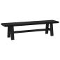 Preview: Esstischbank NOAIN 180 x 41 x 45 cm Massives Kiefernholz