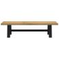 Preview: Esstischbank NOAIN 160 x 41 x 45 cm Massives Kiefernholz Natur