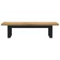 Preview: Esstischbank NOAIN 160 x 41 x 45 cm Massives Kiefernholz Natur