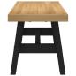Preview: Esstischbank NOAIN 120 x 41 x 45 cm Massives Kiefernholz Natur