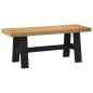 Preview: Esstischbank NOAIN 120 x 41 x 45 cm Massives Kiefernholz Natur