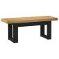 Preview: Esstischbank NOAIN 120 x 41 x 45 cm Massives Kiefernholz Natur
