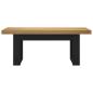 Preview: Esstischbank NOAIN 120 x 41 x 45 cm Massives Kiefernholz Natur