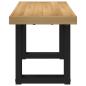 Preview: Esstischbank NOAIN 120 x 41 x 45 cm Massives Kiefernholz Natur