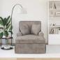 Preview: Chaise Lounge mit Rock mit Kissen Sand 157 x 91 x 91 cm ARES