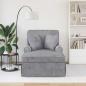 Preview: Chaise Lounge mit Rock Hellgrau 157 x 91 x 91 cm ARES