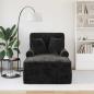 Preview: Chaise Lounge mit Rock mit Kissen Schwarz 157 x 91 x 91 cm ARES